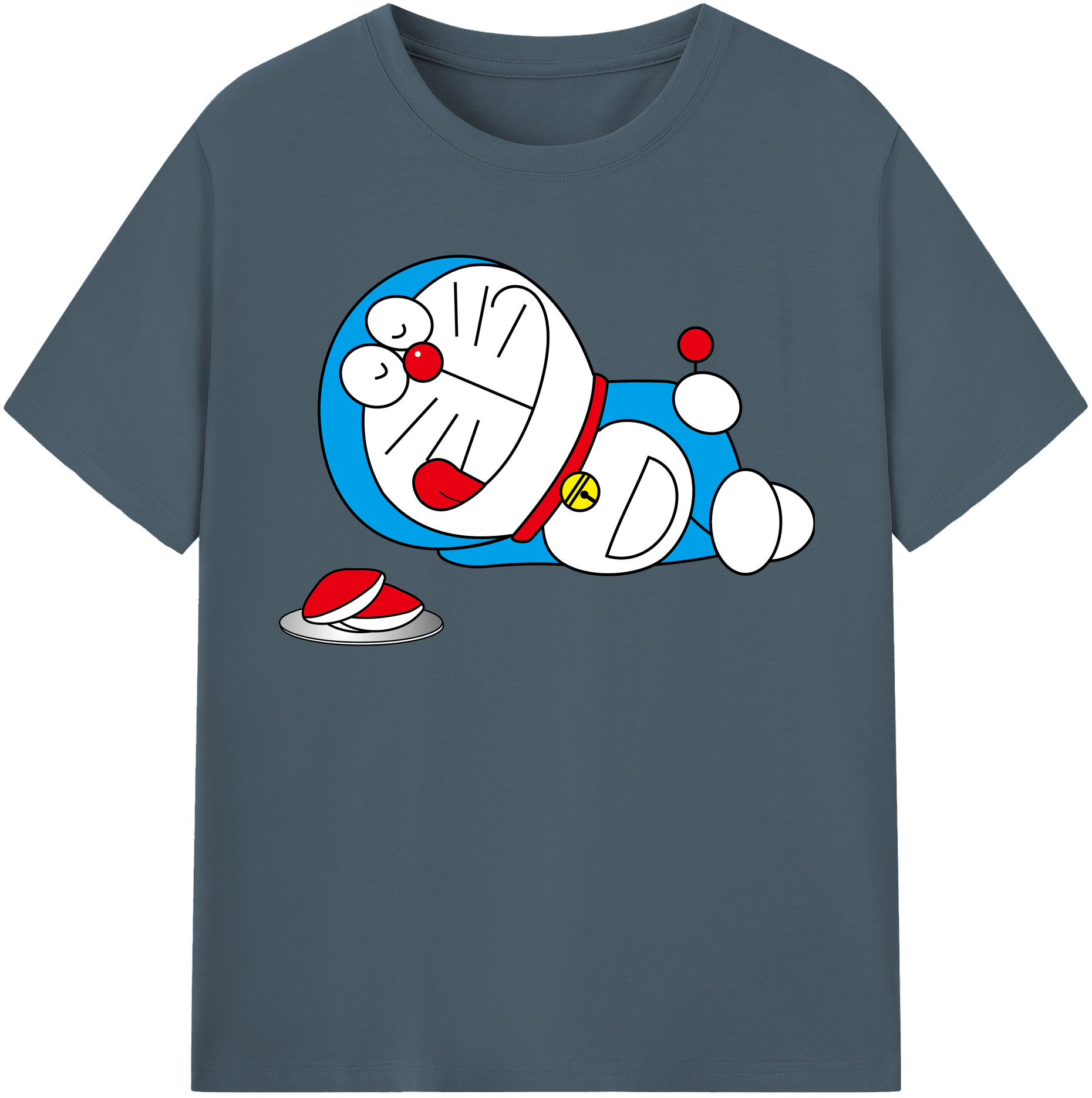 （画像用） ドラえもん Doraemon 綿100％半袖Tシャツ（フロントプリント）